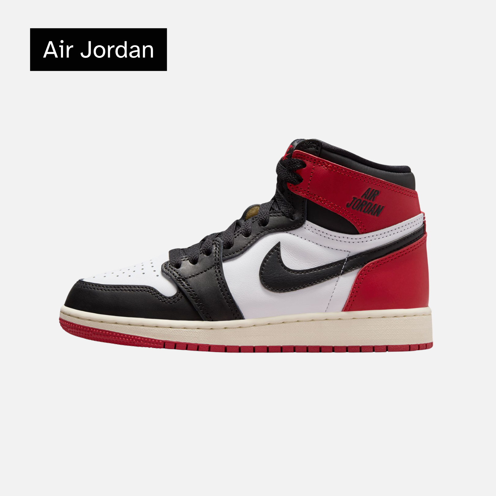 Air Jordan 1 Retro High OG GS 'Black Toe Reimagined'