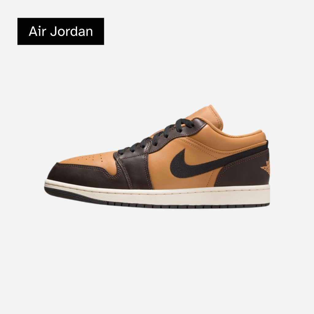 Air Jordan 1 Low SE GS 'Flax Baroque Brown'