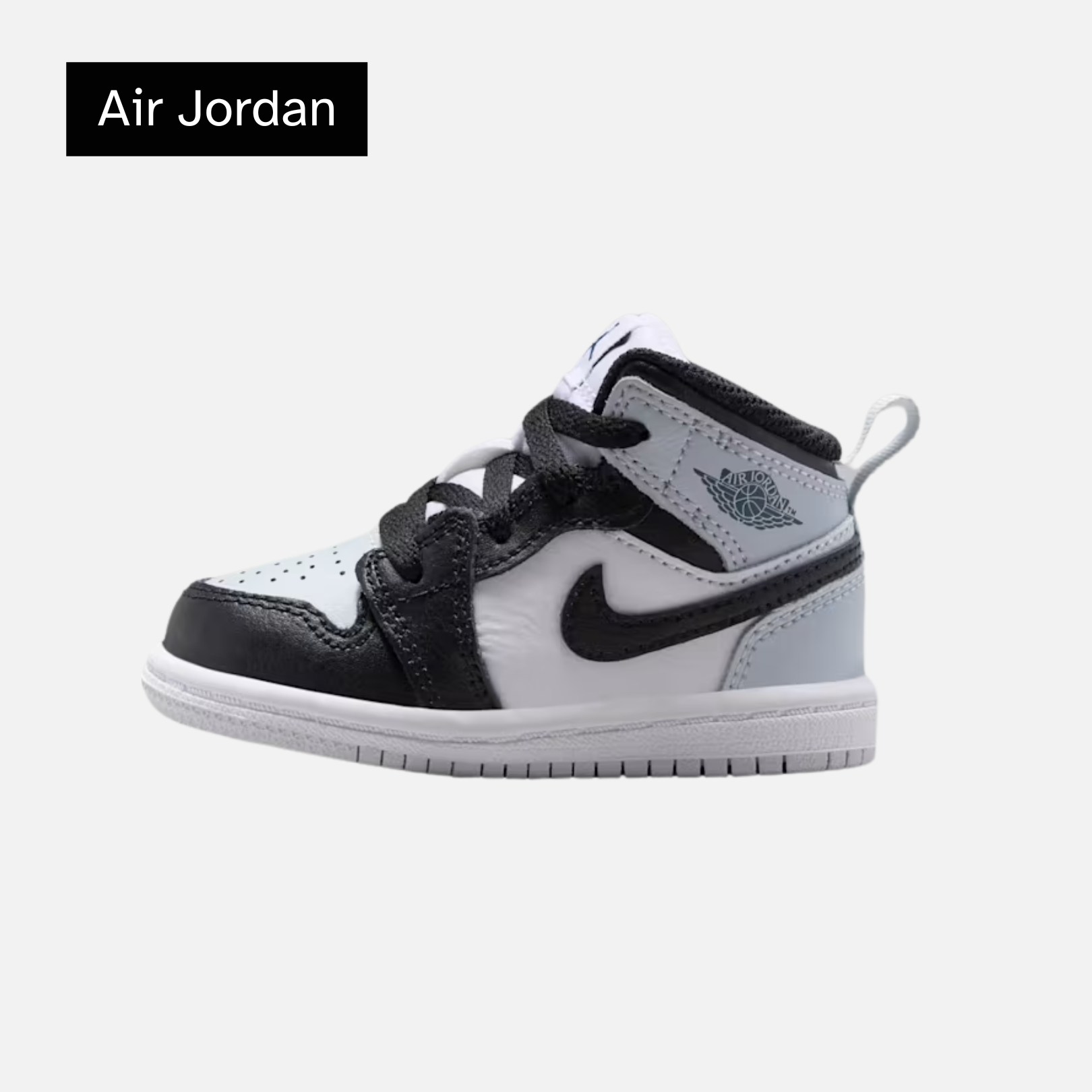 Air Jordan 1 Mid TD 'Black Aura Squadron Blue'