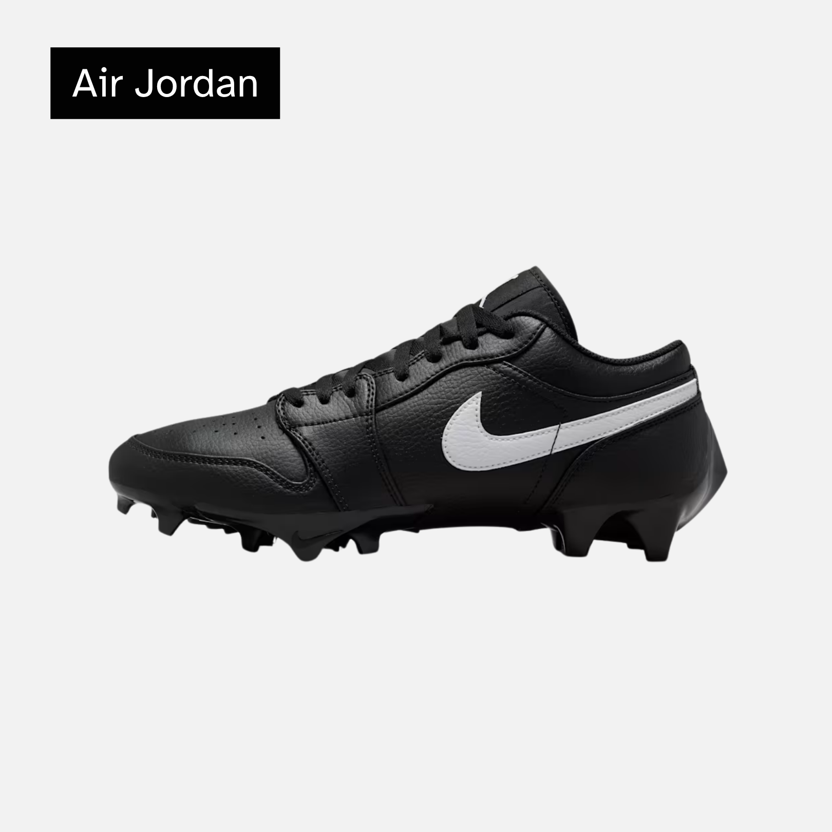 Air Jordan 1 Low TD Cleat 'Black' 2023