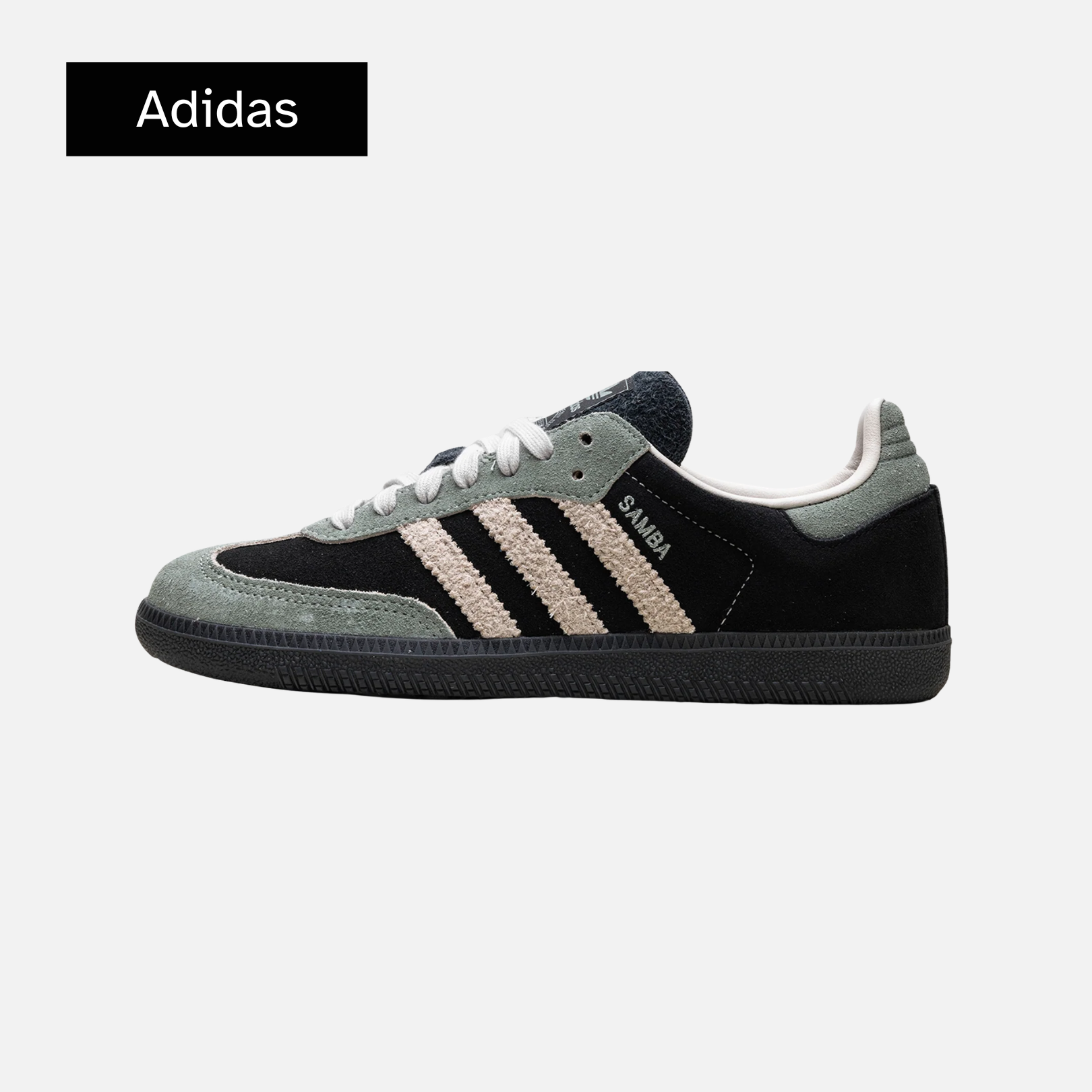 adidas Wmns Samba OG 'Black Silver Green'