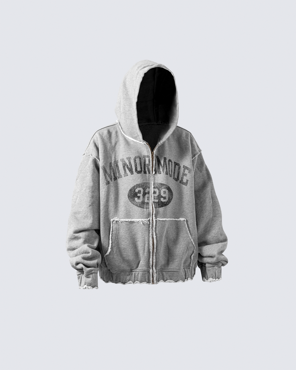 Vintage Graphic Zip-Up Hoodie