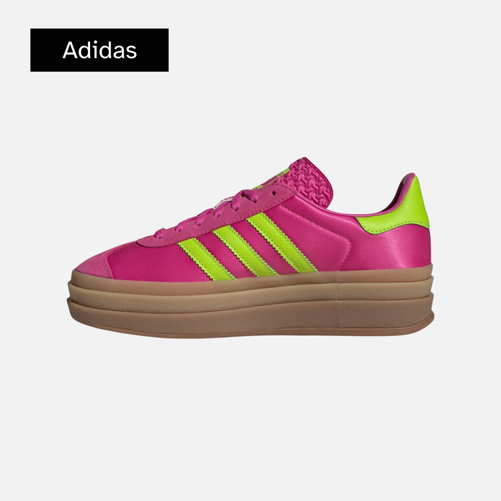 Wmns Gazelle Bold 'Lucid Fuchsia Solar Slime Satin'
