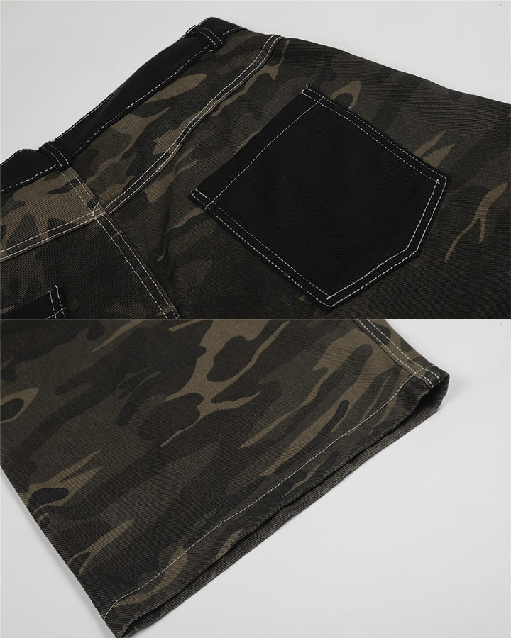 New Street Camo All-Over Print Jeans