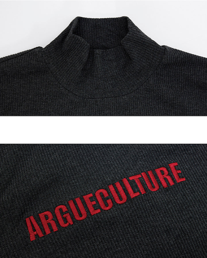 Deconstructed Slim Fit Solid T-Shirt