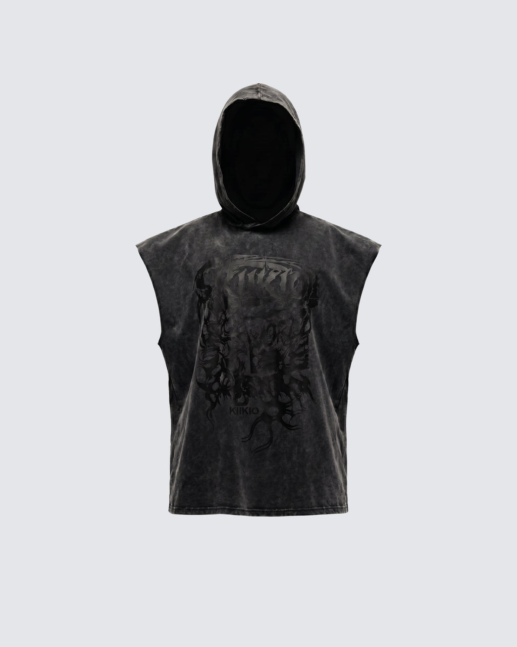 KIIKIO-New Washed Hooded Sleeveless Top