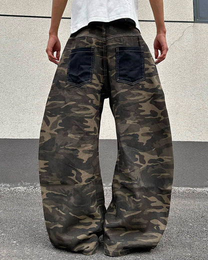 New Street Camo All-Over Print Jeans