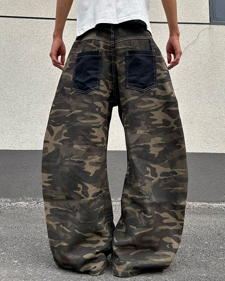 New Street Camo All-Over Print Jeans