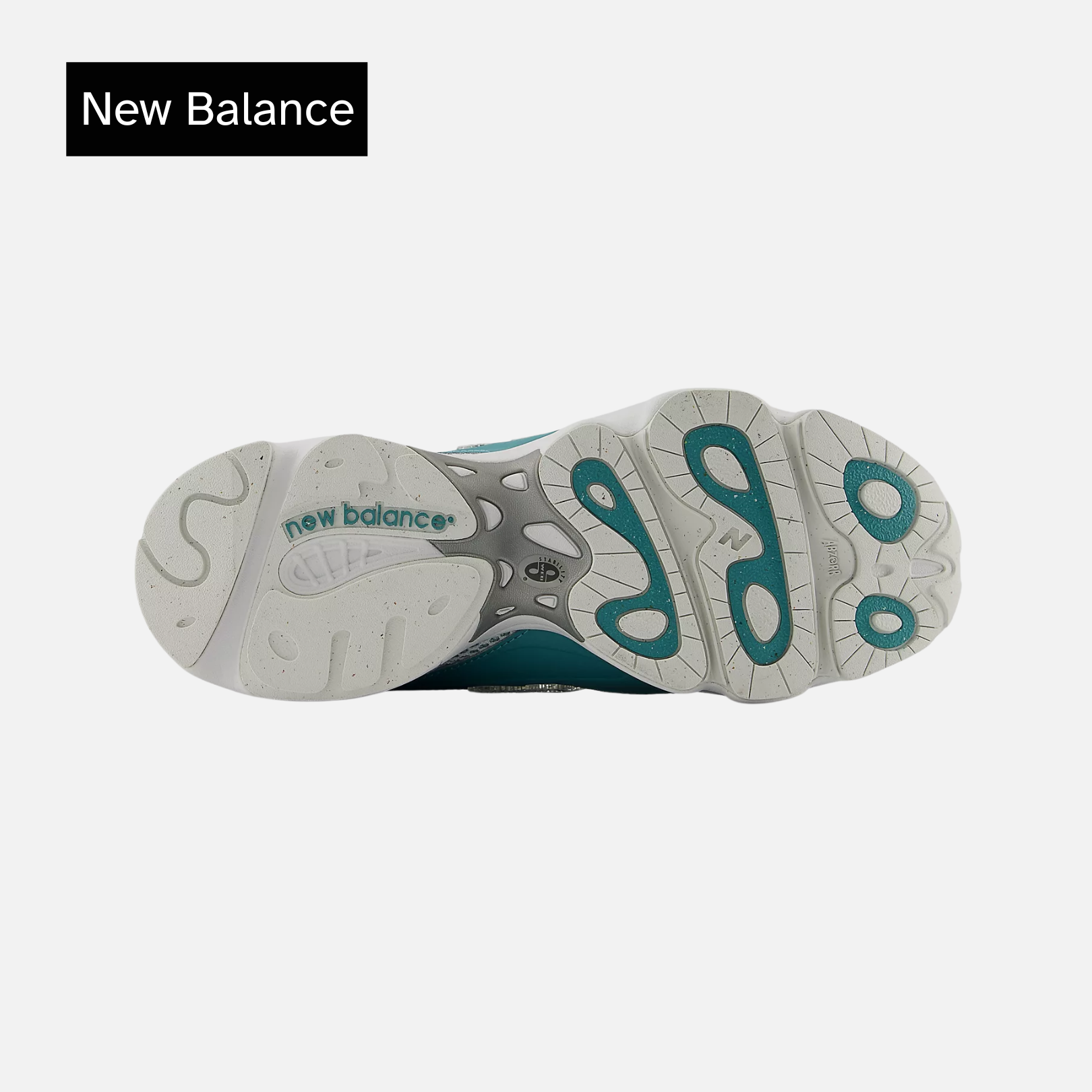 1000 'Faded Teal White'