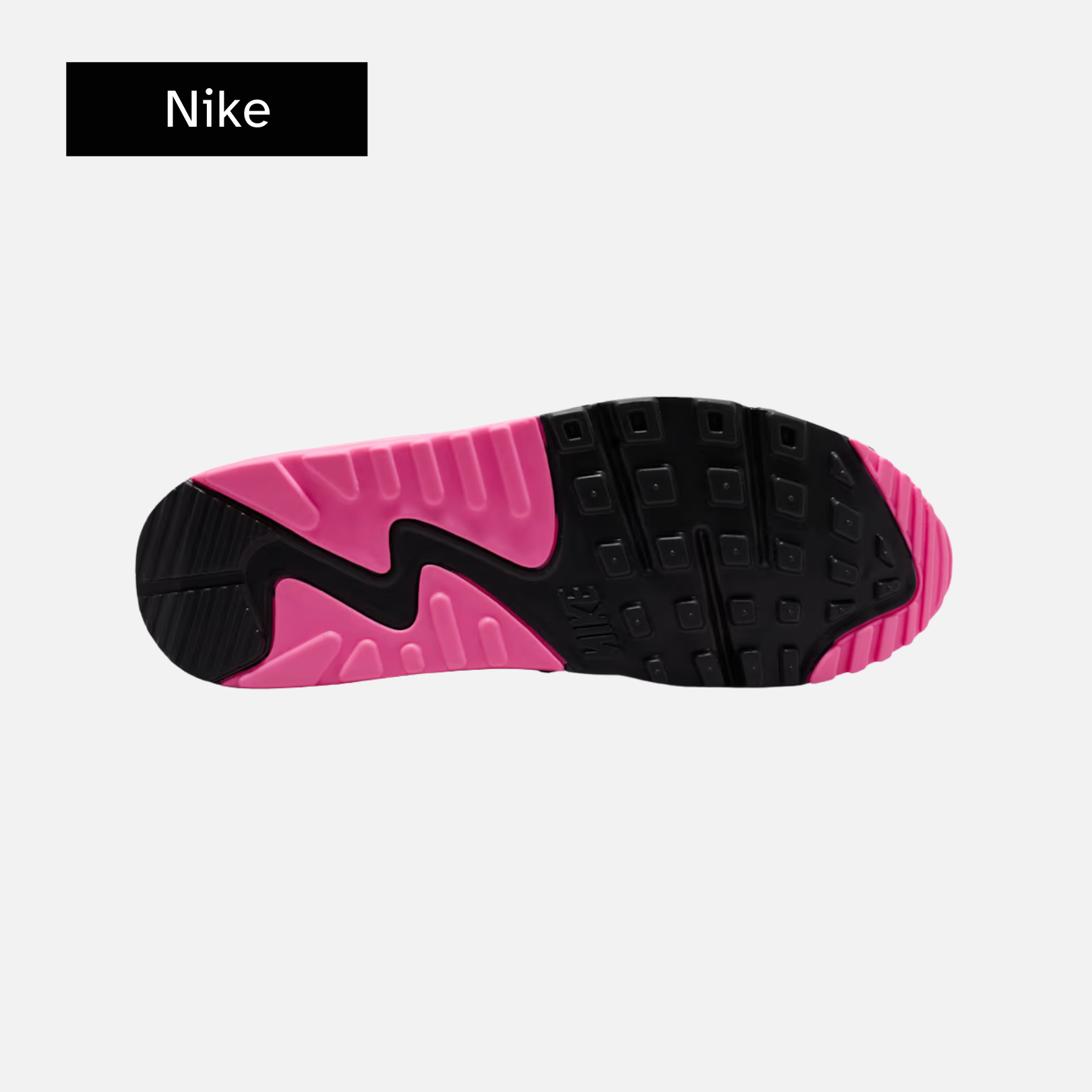 Wmns Air Max 90 'White Pink Glow Black'