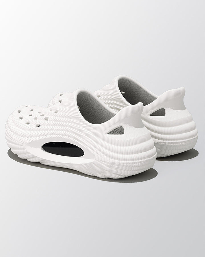 Futuristic Hollow Platform EVA Clog Slip-Ons