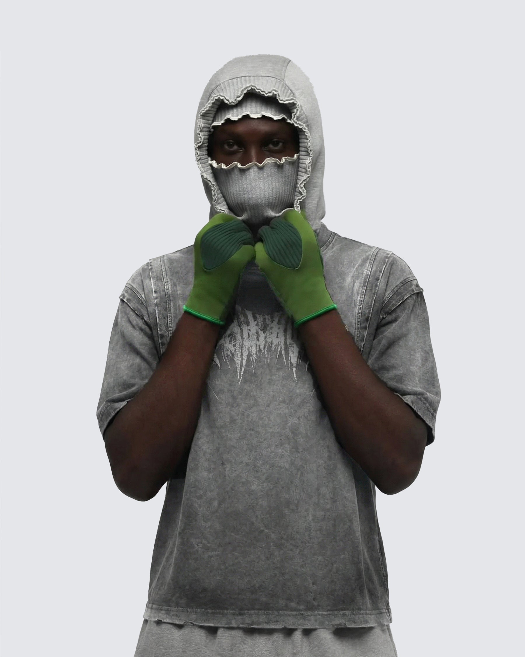 KIIKIO-Washed Vintage Graphic T-Shirt