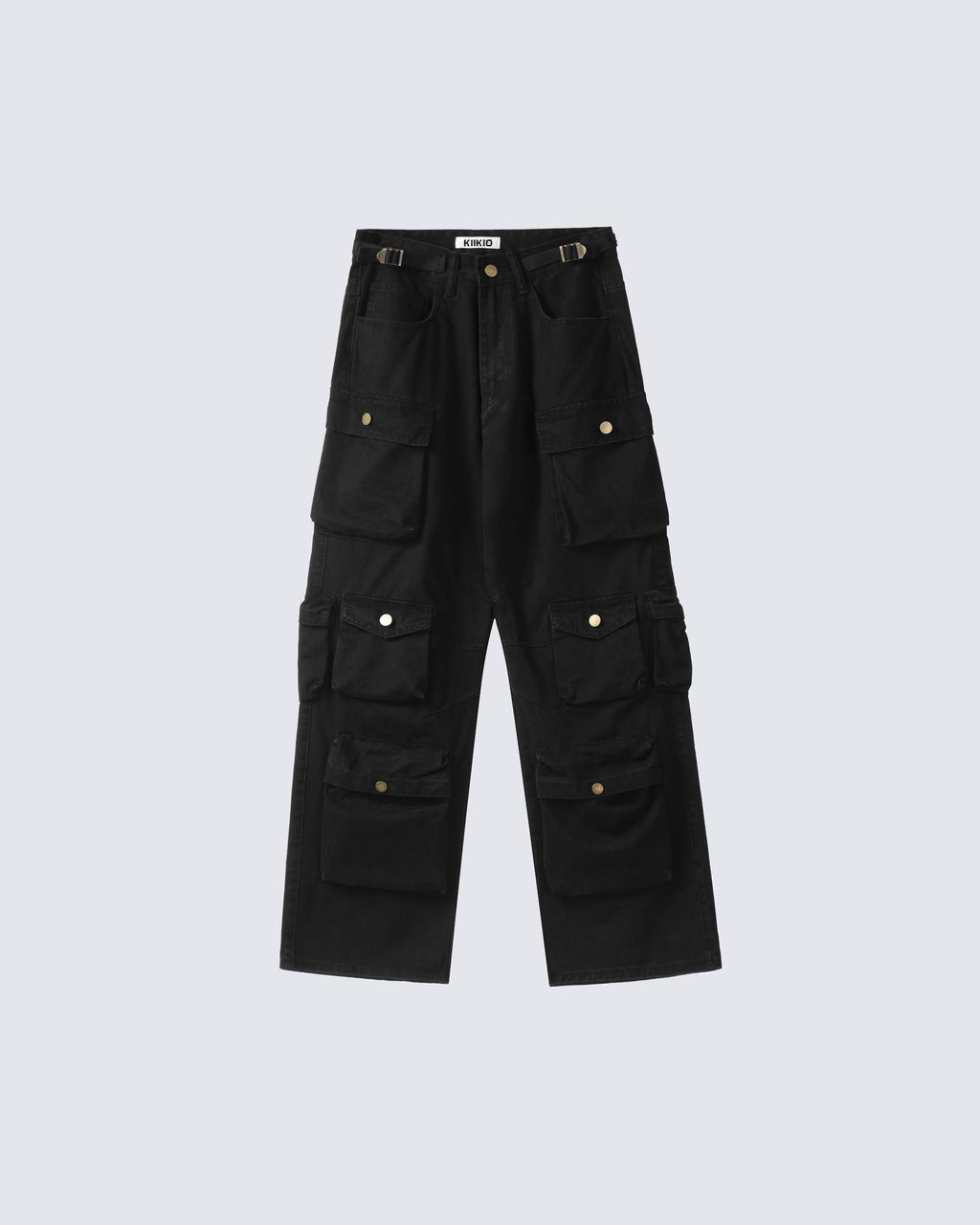 Multi-Pocket Straight-Leg Workwear Jeans