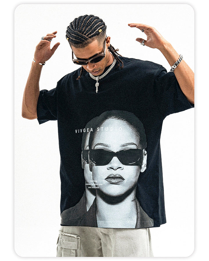 New Wasteland Style Graphic T-Shirt