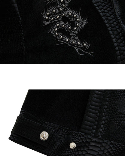 American Cropped Leather Jacket
