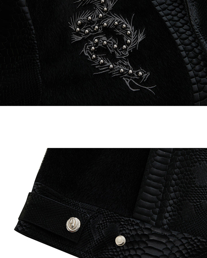 American Cropped Leather Jacket