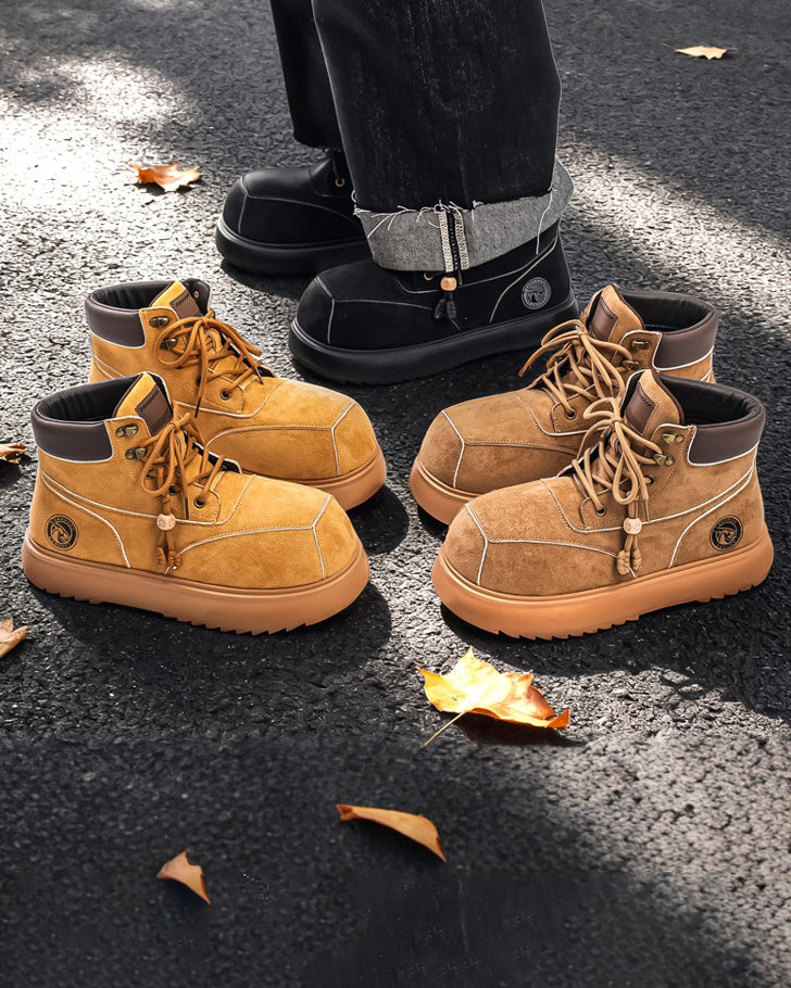 Chunky Plush Martin Boots