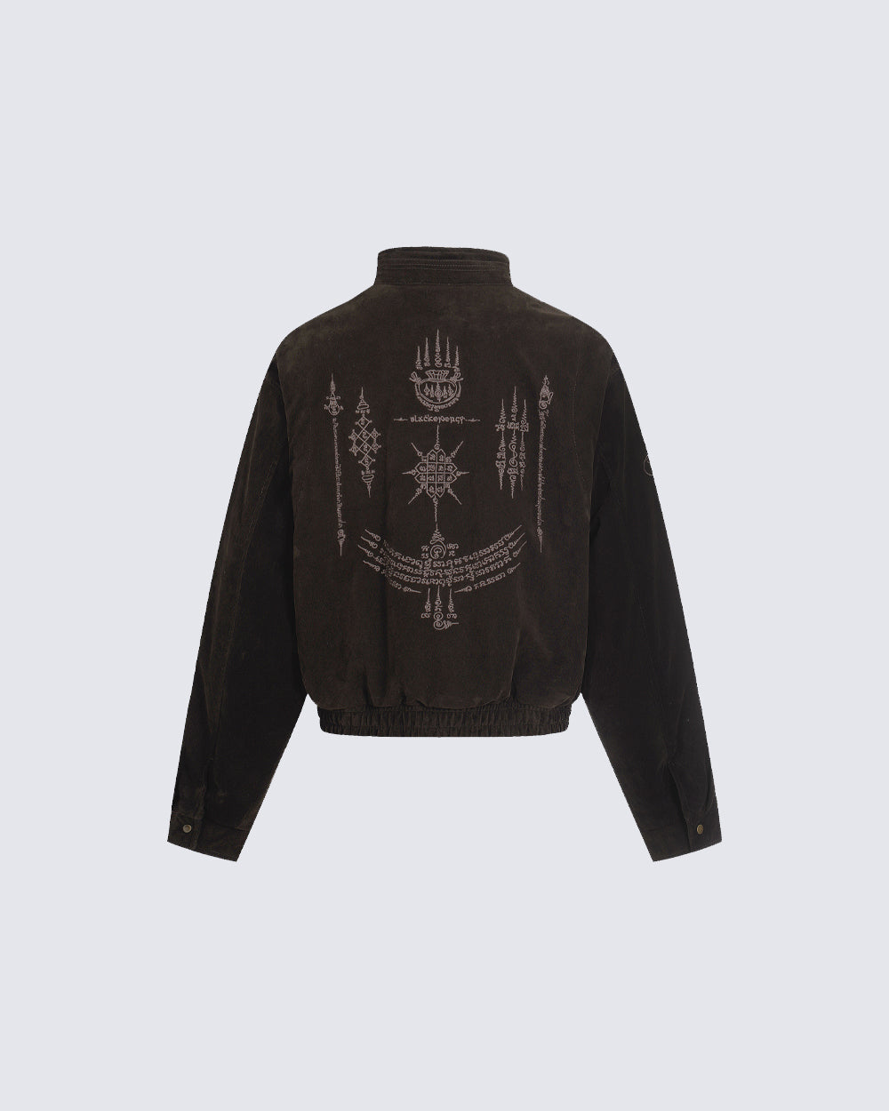 Retro Aviation Buckle Stand Collar Jacket