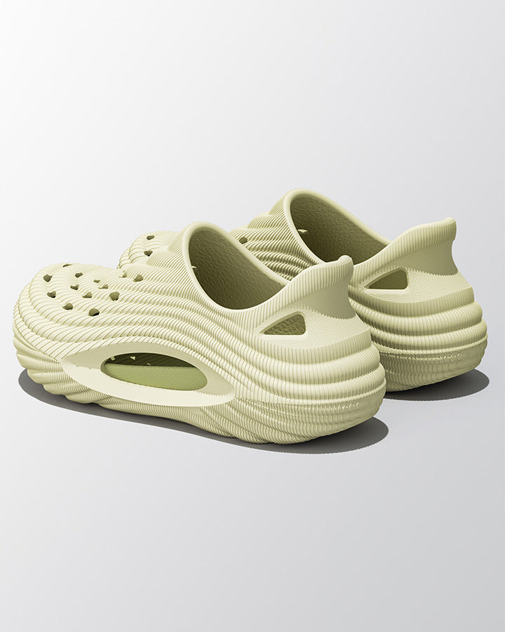 Futuristic Hollow Platform EVA Clog Slip-Ons