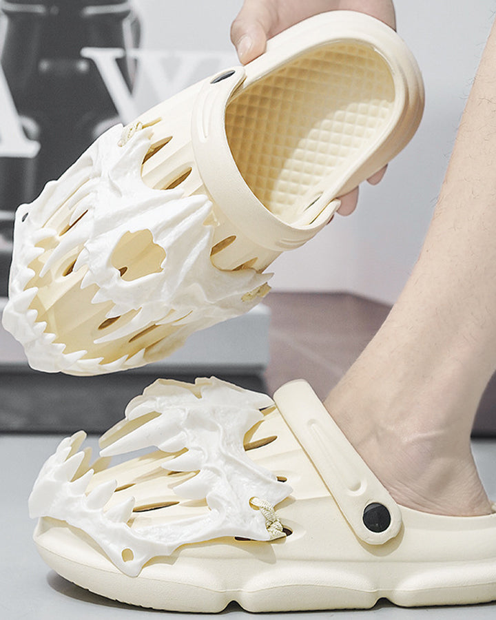 Gothic Dragon Skull EVA Slide Sandals