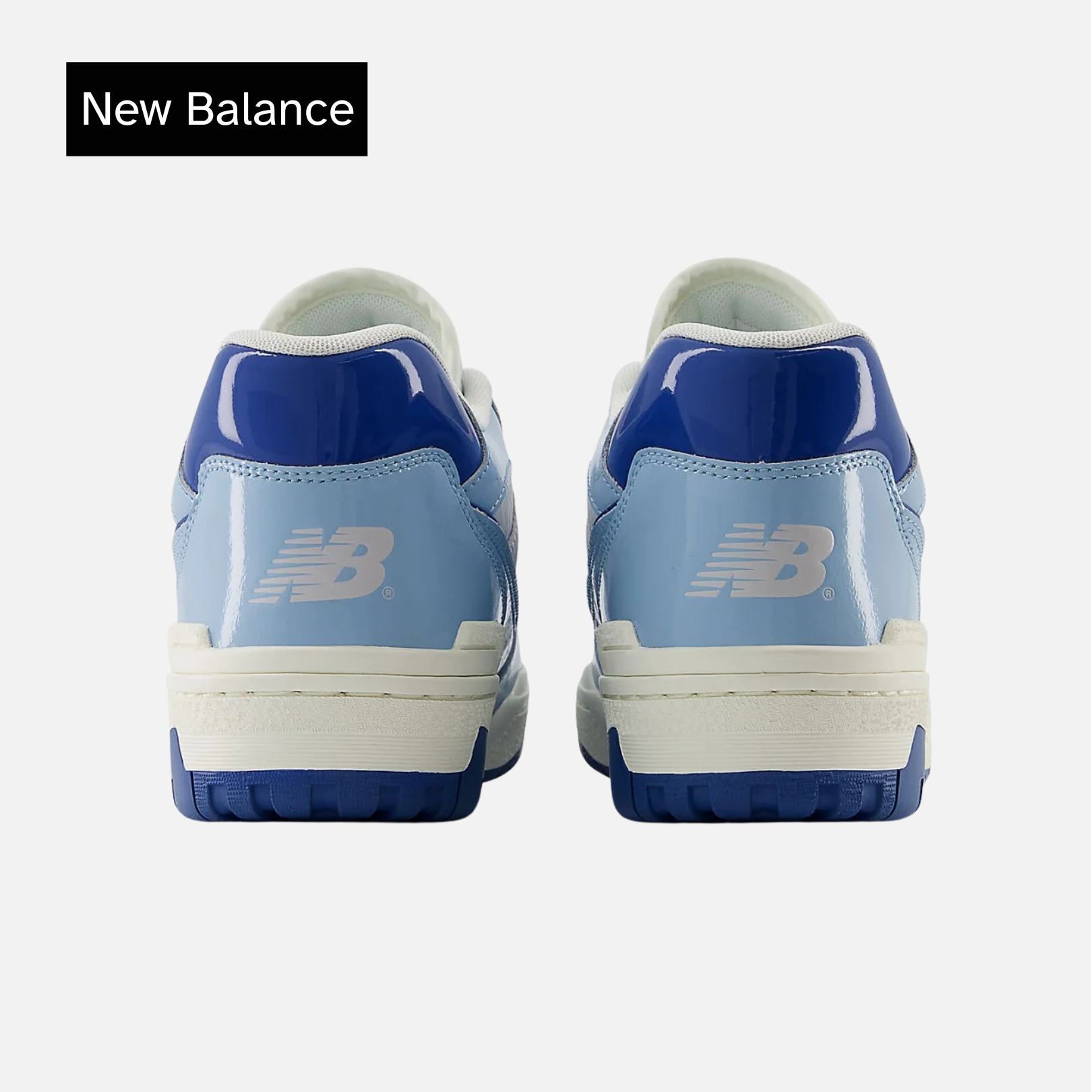 550 'Patent Leather Pack - Chrome Blue'