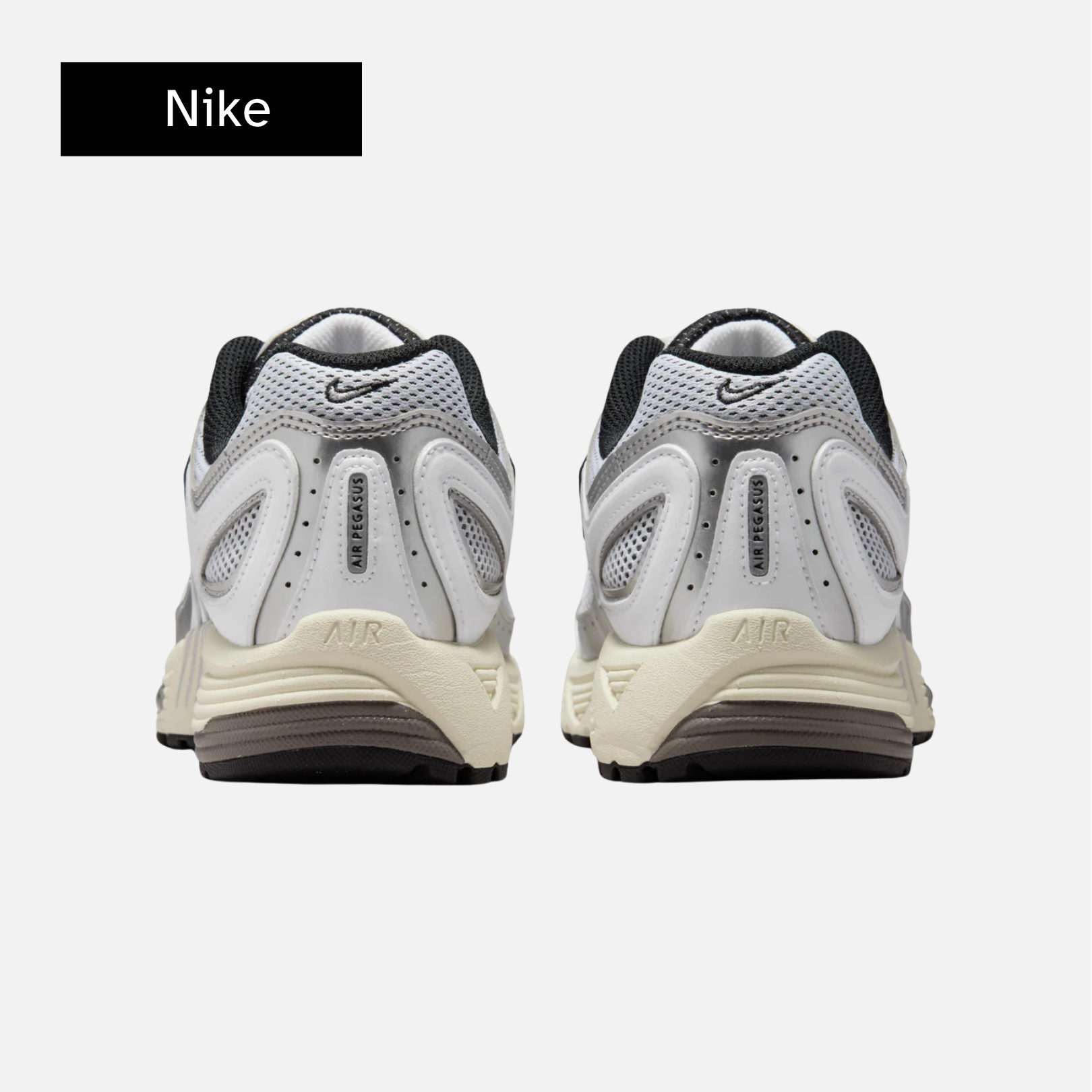 Wmns Air Pegasus 2K5 'White Black Metallic Silver'