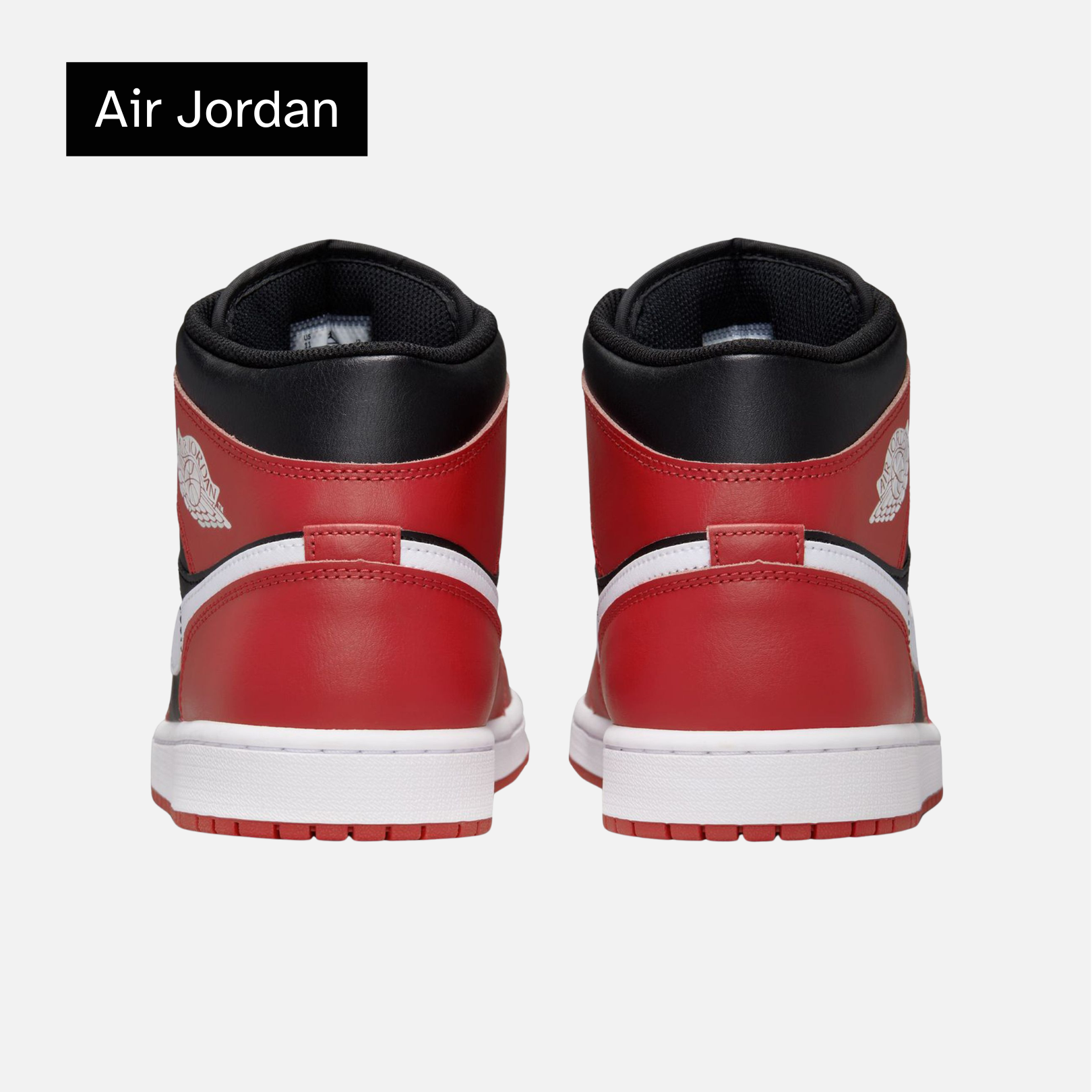 Air Jordan 1 Mid 'Gym Red Black White'