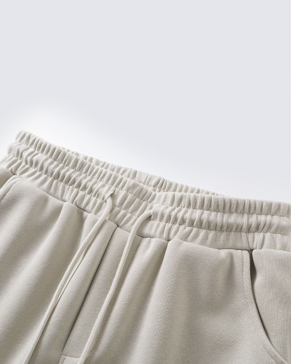 Embroidered Graphic Wide-Leg Sweatpants