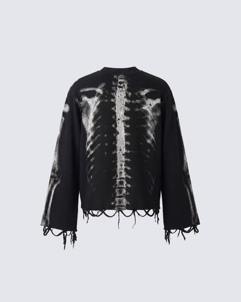 American High Street Dark Skeleton Long Sleeve T-Shirt
