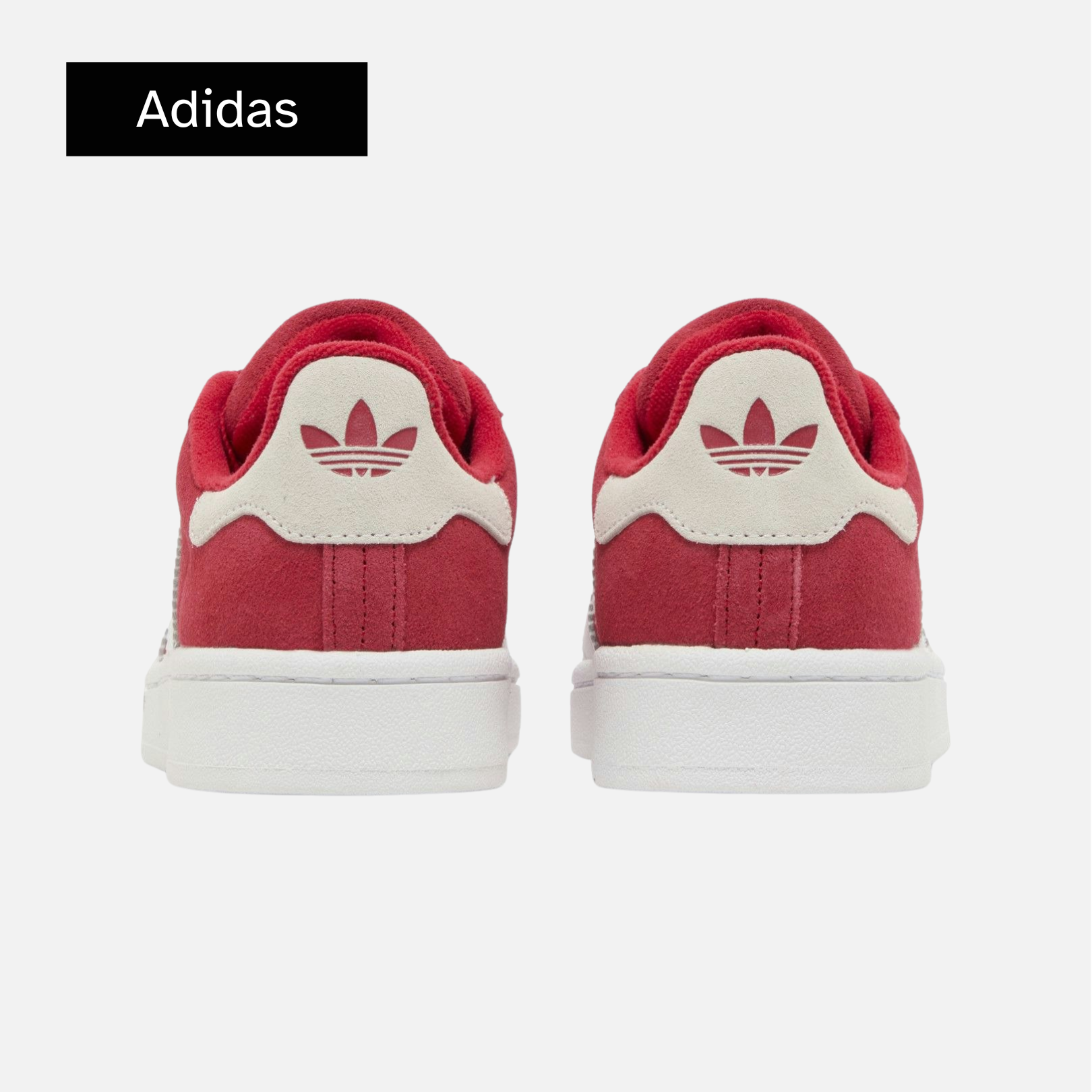 Campus 00s J 'Scarlet - White Heel Tab'