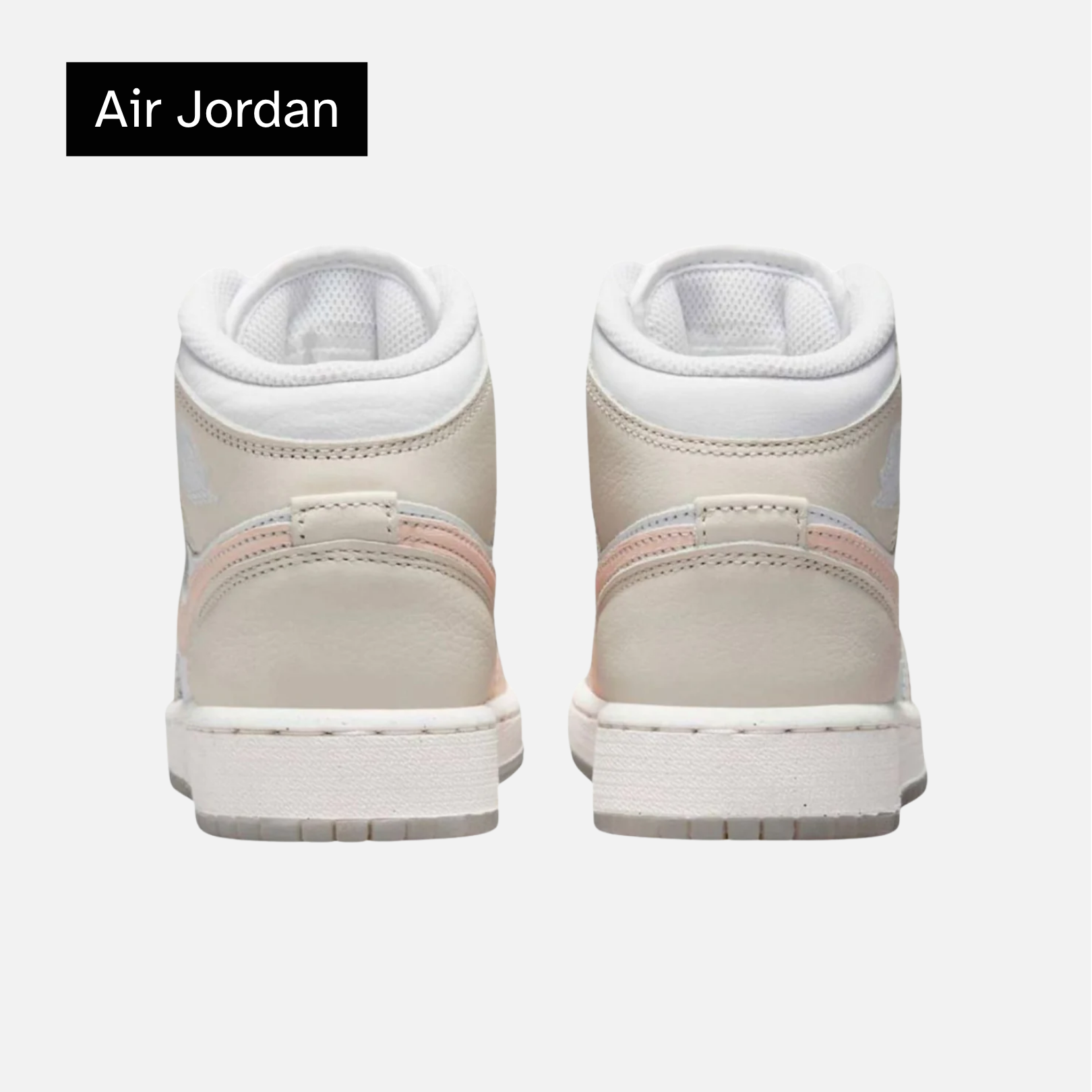 Air Jordan 1 Mid GS 'Sail Guava Ice'