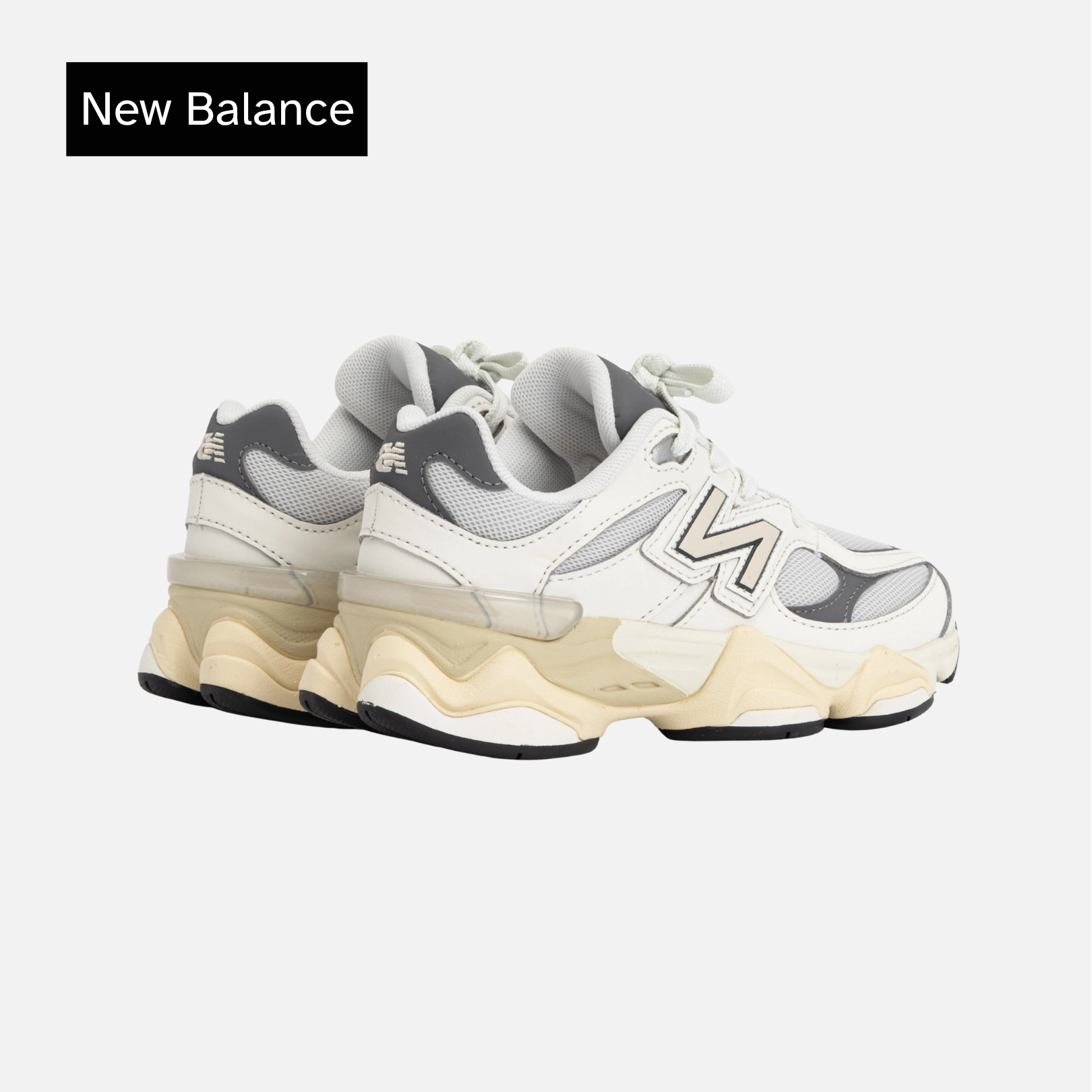9060 Little Kids' Shoes White/Grey