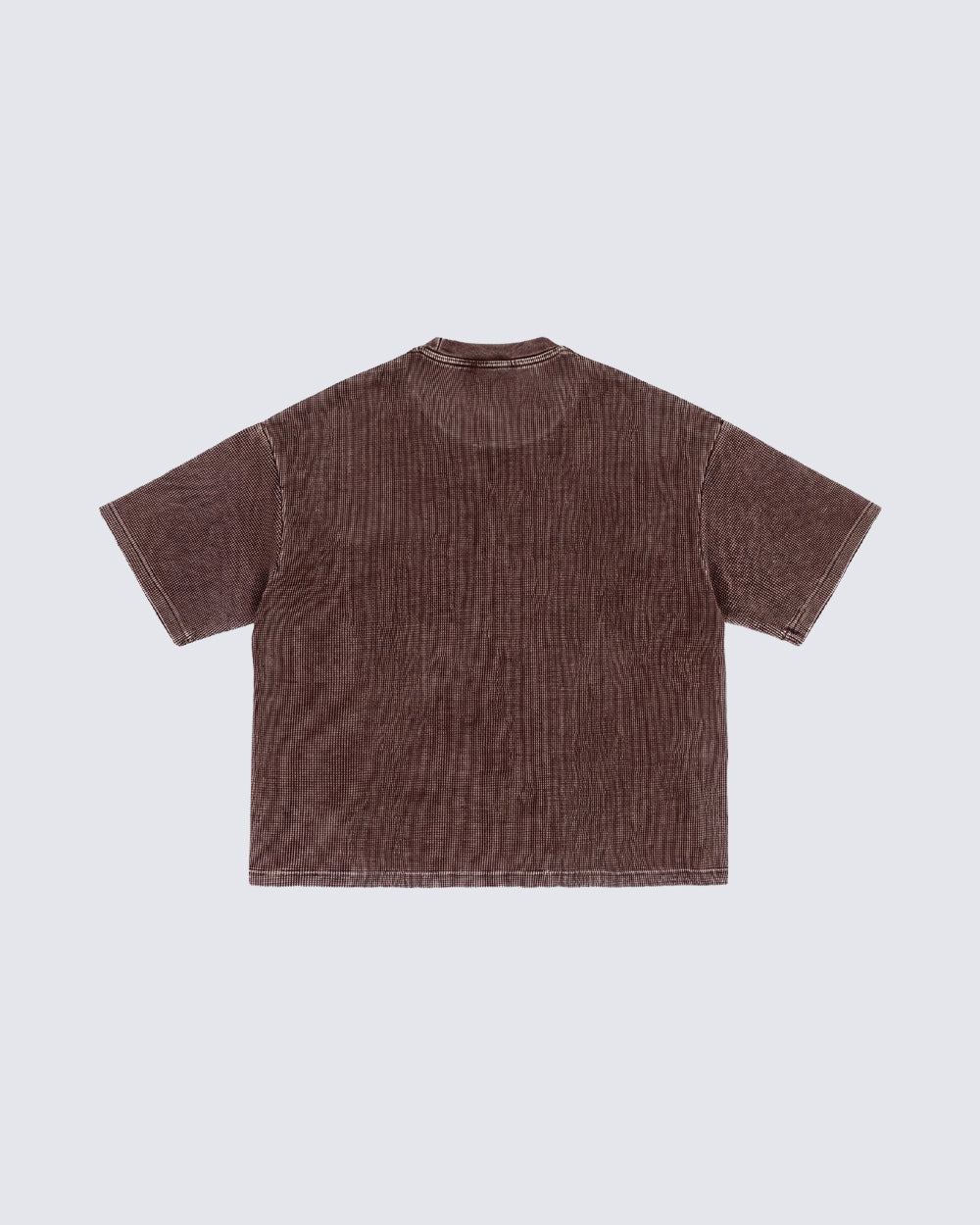 New Vintage Waffle Washed Short Sleeve T-Shirt