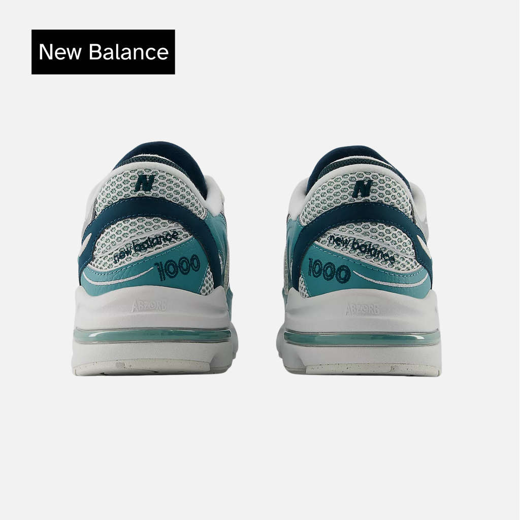 1000 'Faded Teal White'