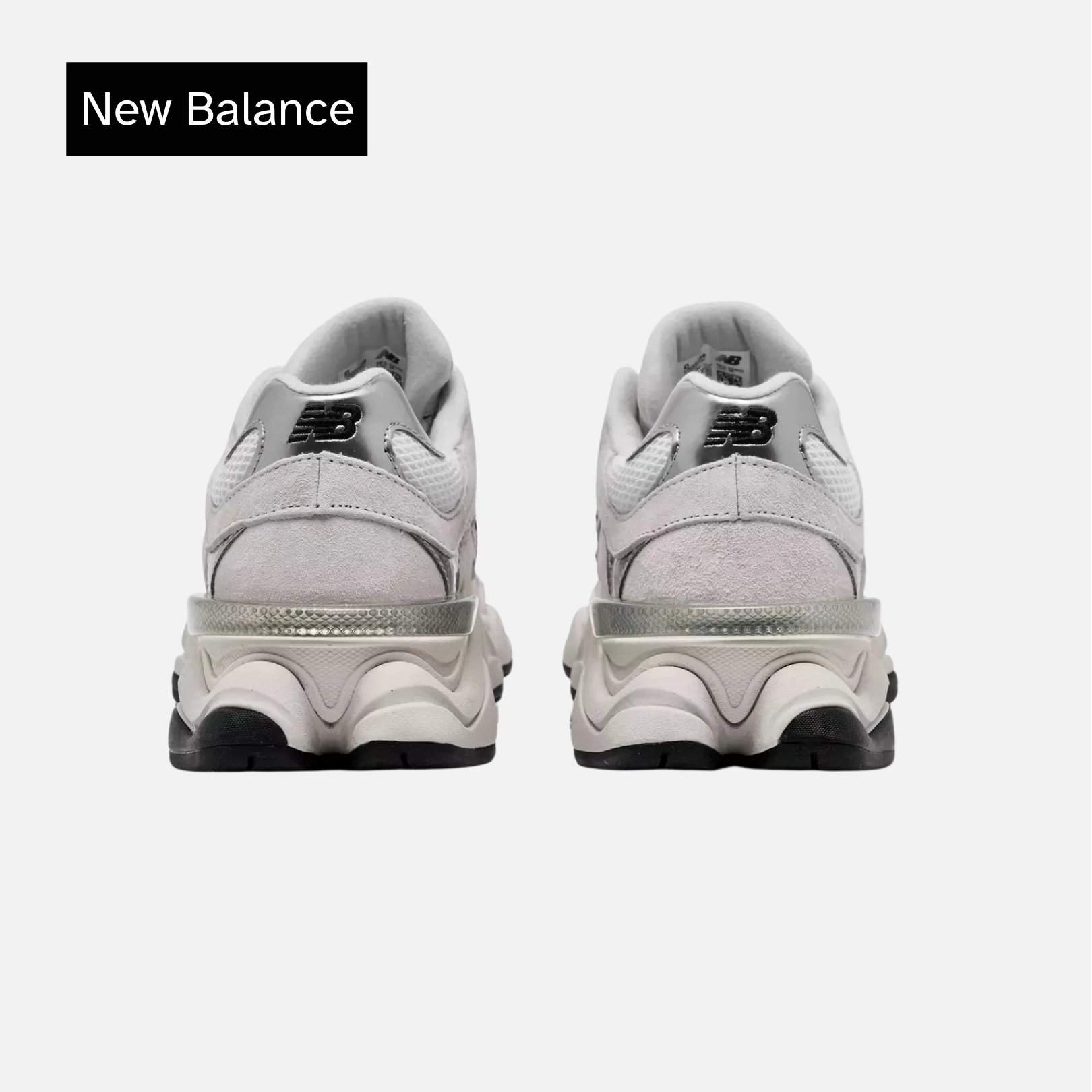 9060 'White Black Metallic Silver'