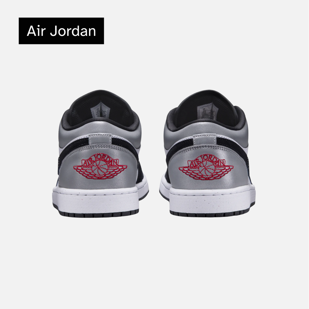 Air Jordan 1 Low SE 'White Black Matte Silver'