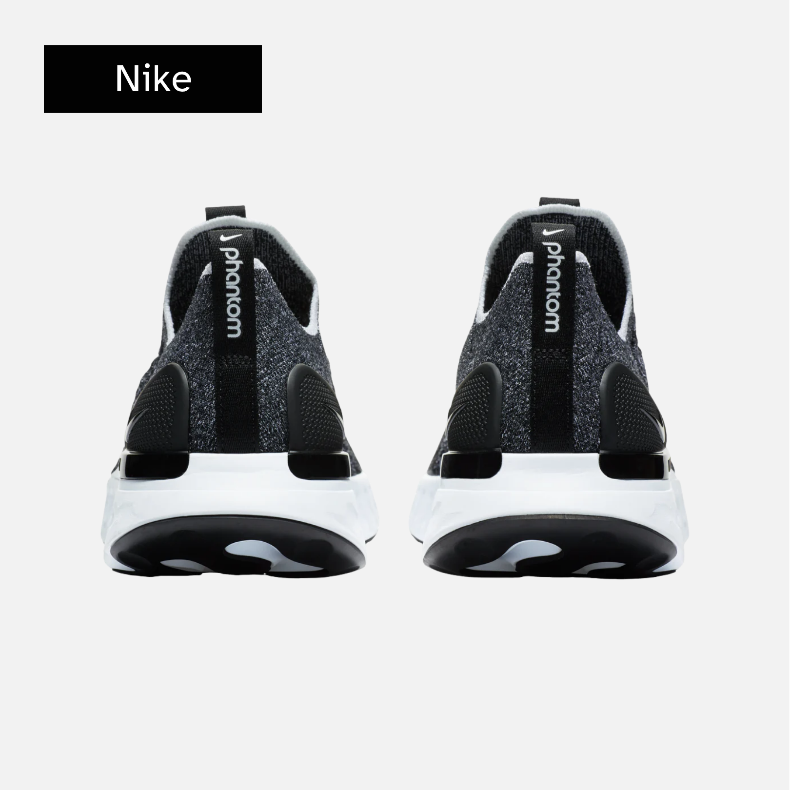 React Phantom Run Flyknit 2 'Black Smoke Grey'