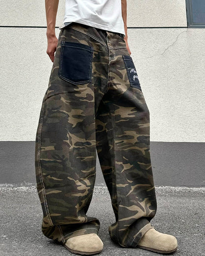 New Street Camo All-Over Print Jeans