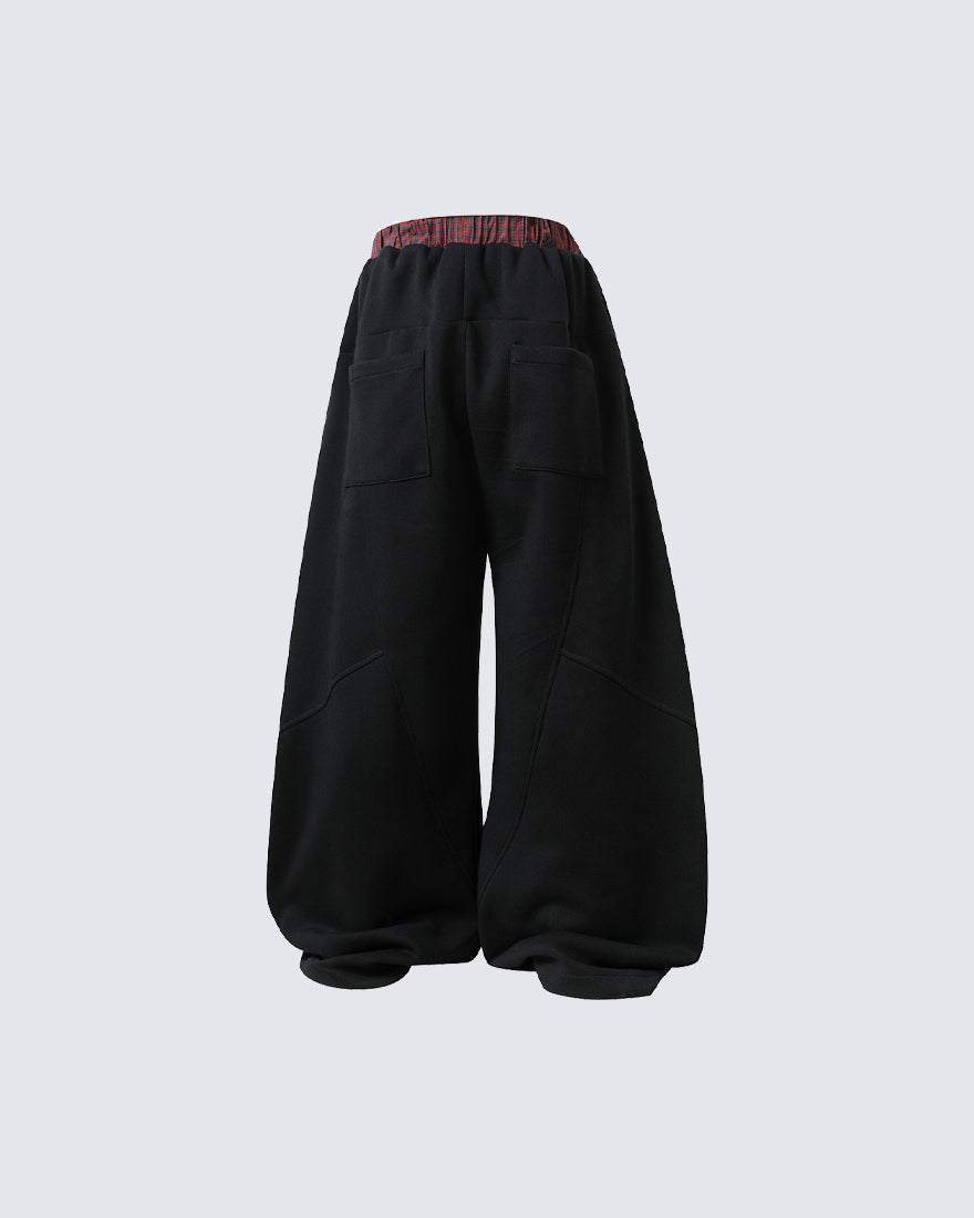 New High Street Colorblock Wide Sweatpants