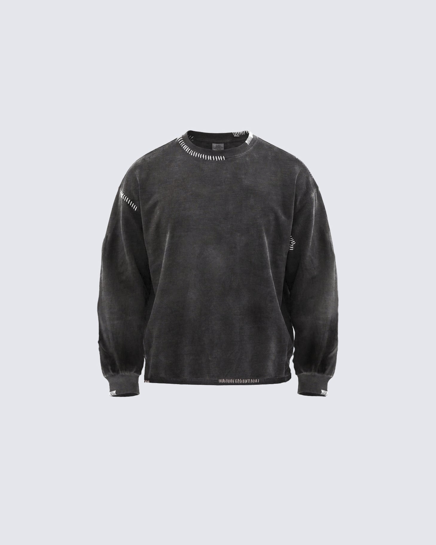 Hand-Stitched Washed Long Tee