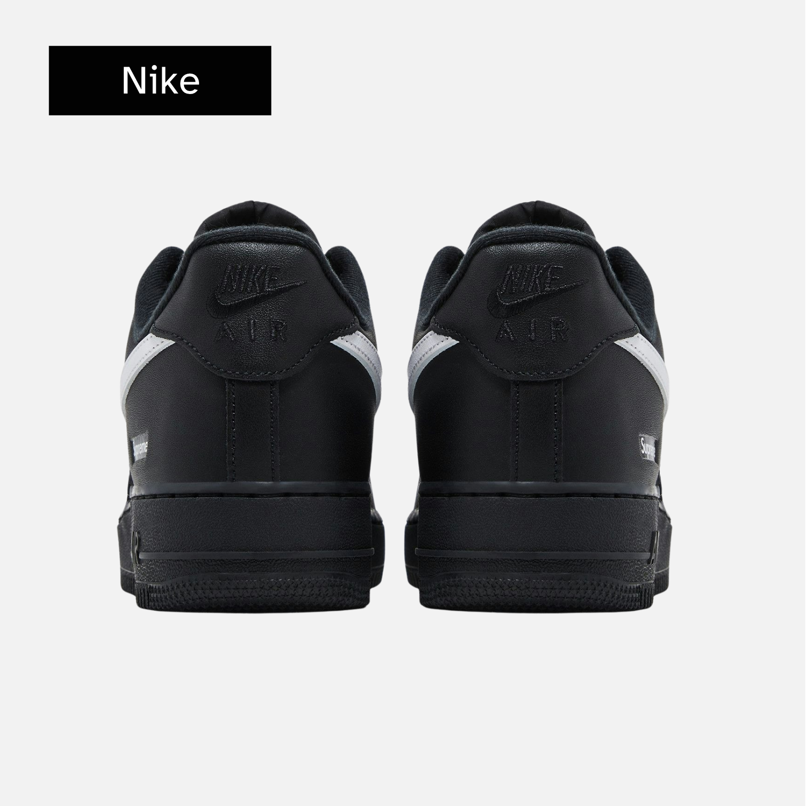Supreme x Air Force 1 Low 'Box Logo - Black White'