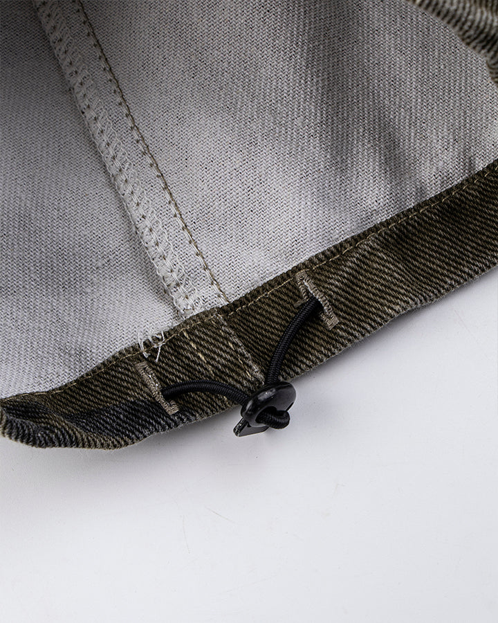 Washed Camo Multi-Pocket Cargo Pants