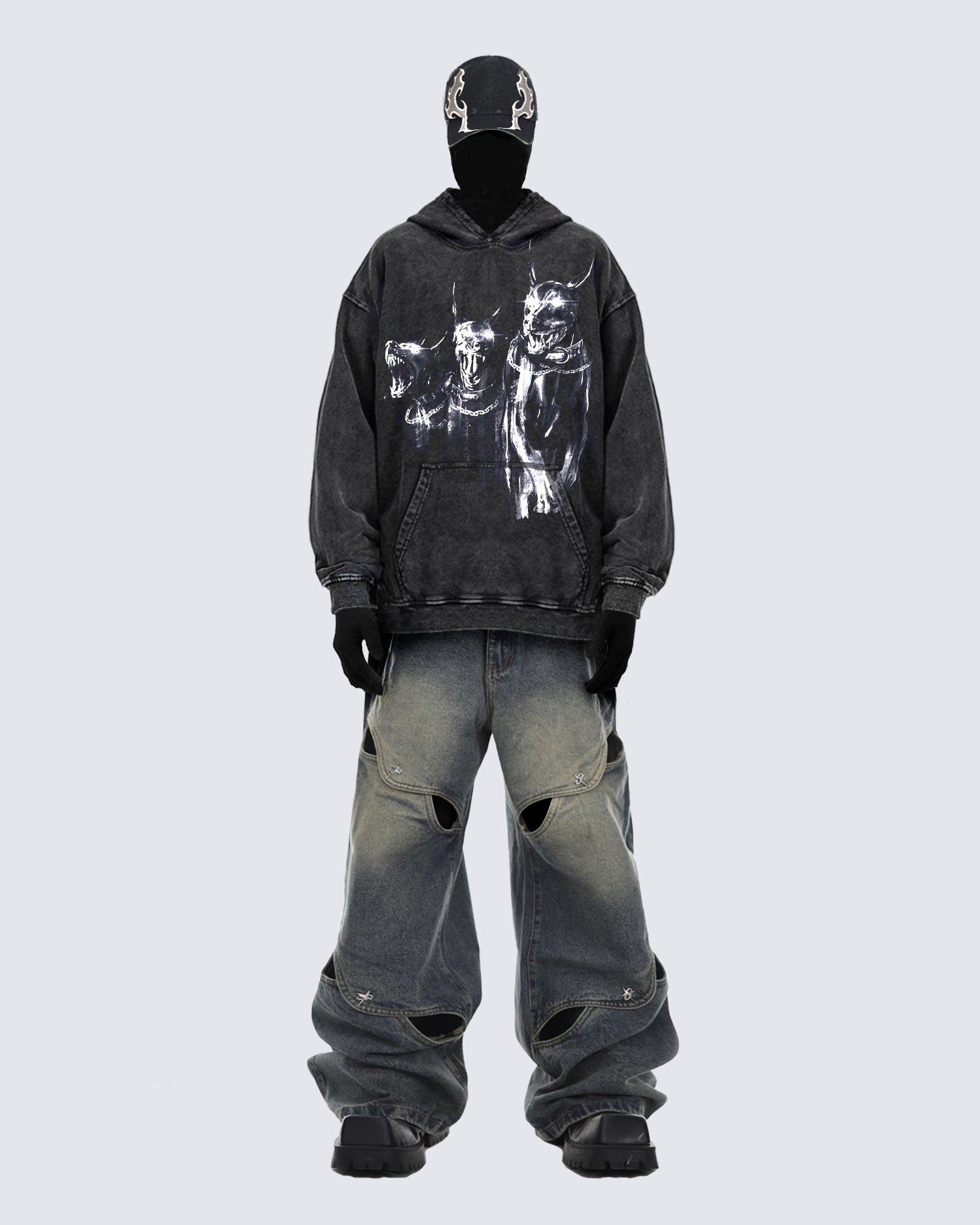 KIIKIO Street Fashion Denim Pants