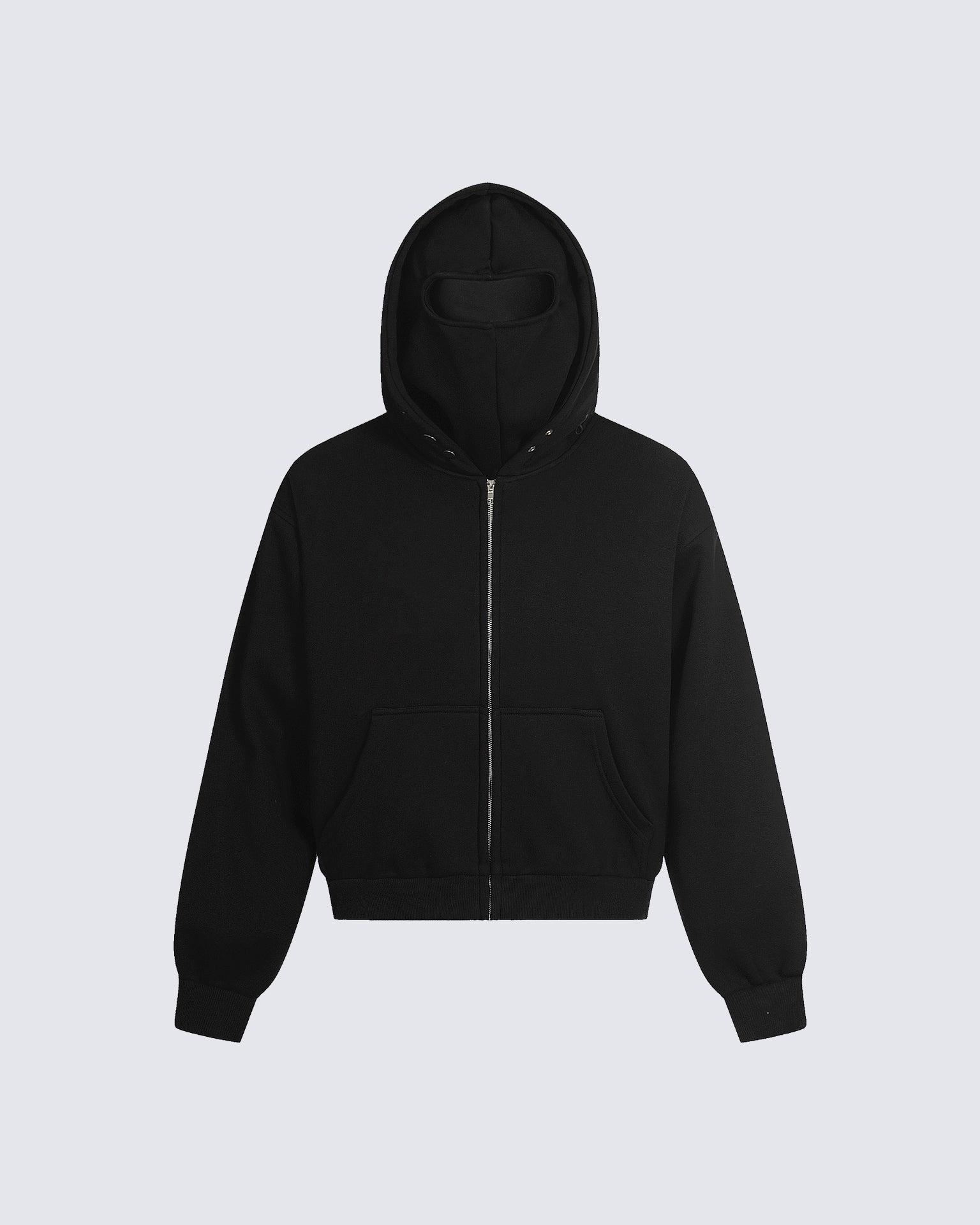 Winter New Full-Face Hooded Zip Sweatshirt