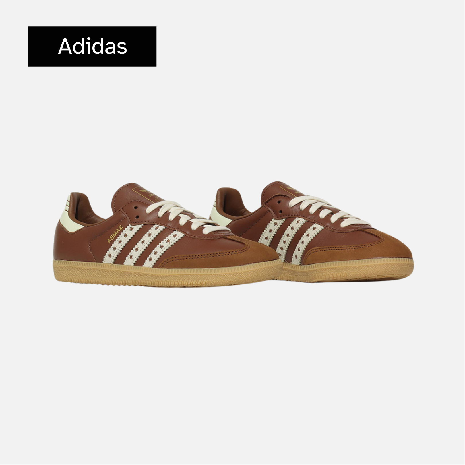 adidas Wmns Samba OG 'Cloud White Preloved Brown Cream'