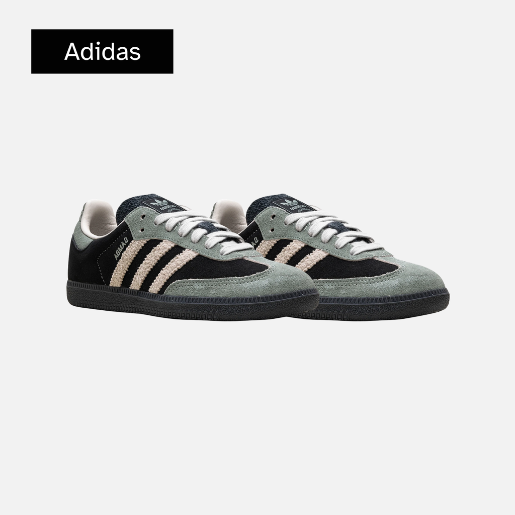 adidas Wmns Samba OG 'Black Silver Green'