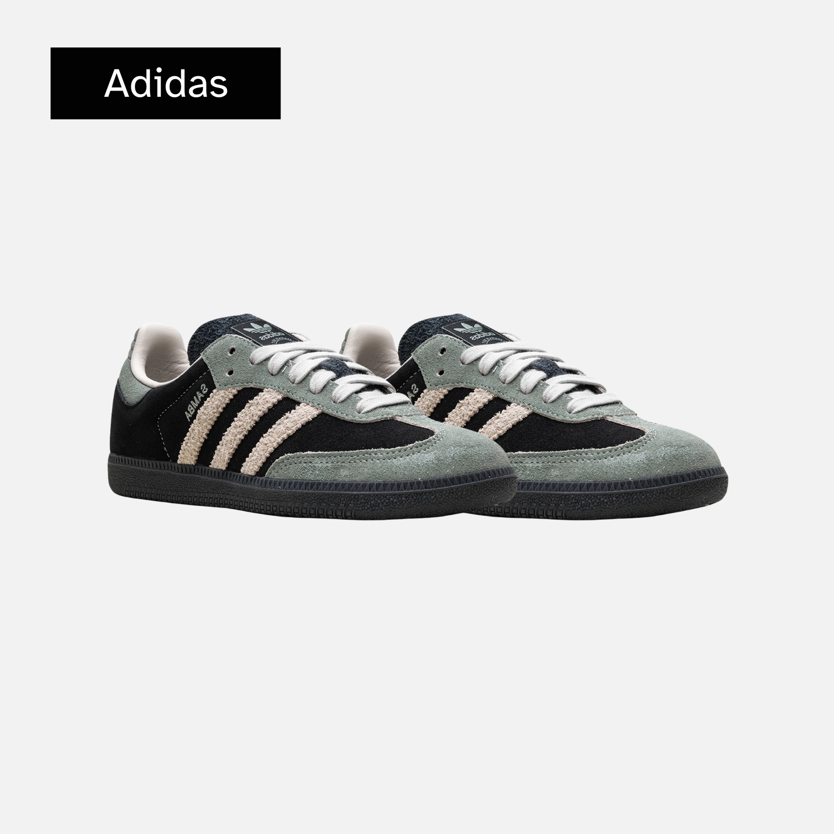 adidas Wmns Samba OG 'Black Silver Green'