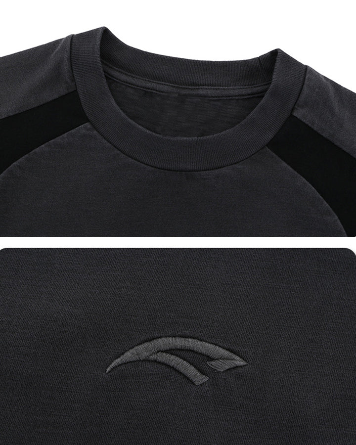 Curved Panel Sporty New Short Sleeve T-Shirt