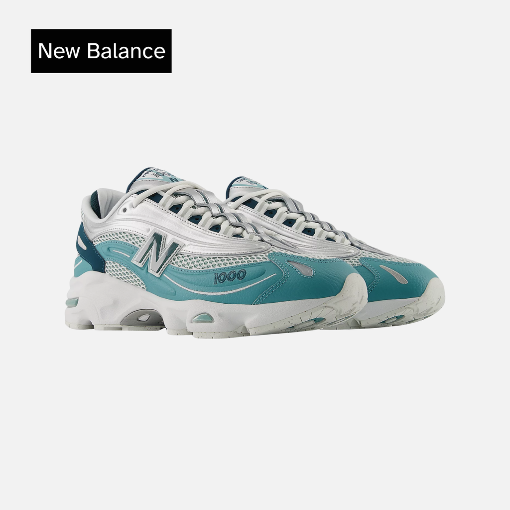 1000 'Faded Teal White'