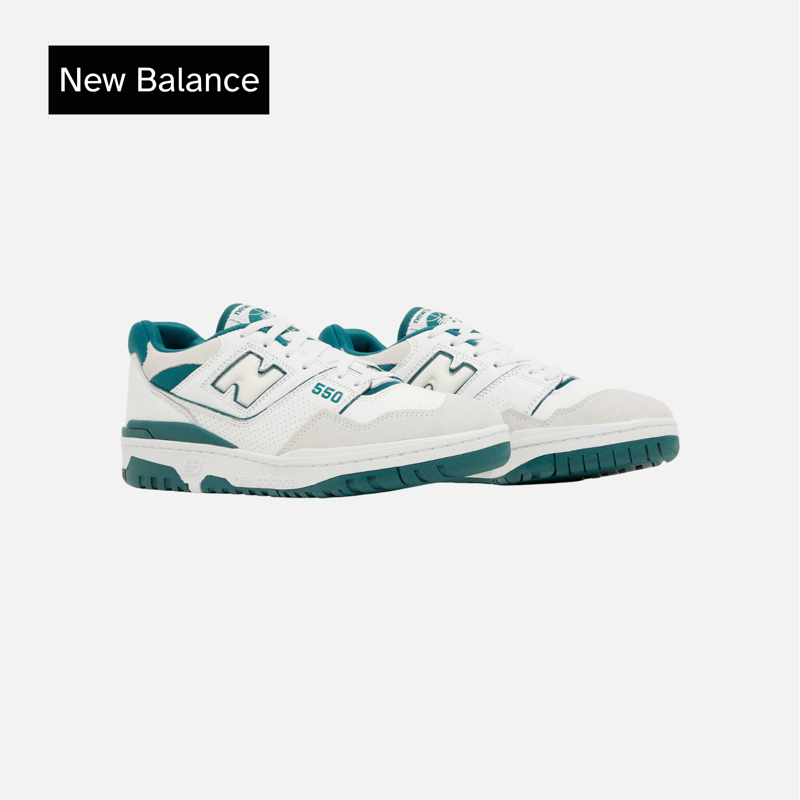 550 'White Vintage Teal'